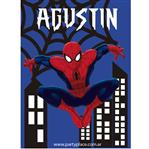 Stickers grandes Hombre Araña 16u Pers